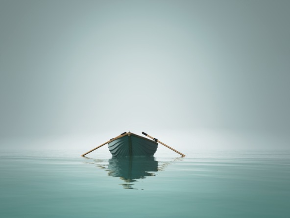 Boat on a lake